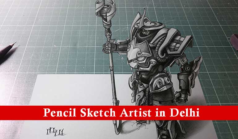Recognised and Best Pencil Sketch Artist in Delhi NCR