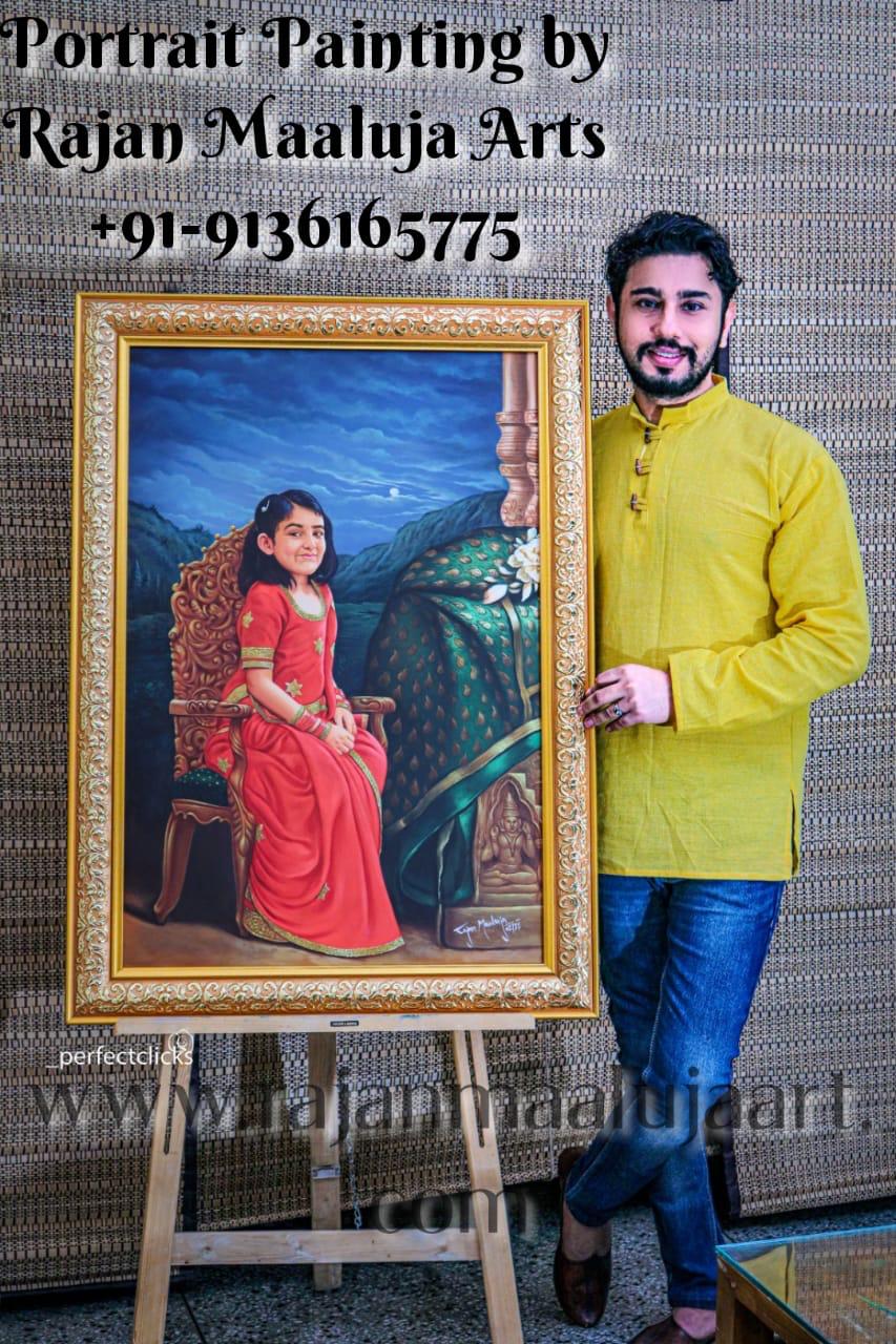 Couple Portrait Painting